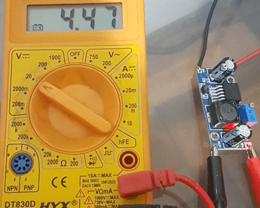 Step-Down Lm2596 Module Testing